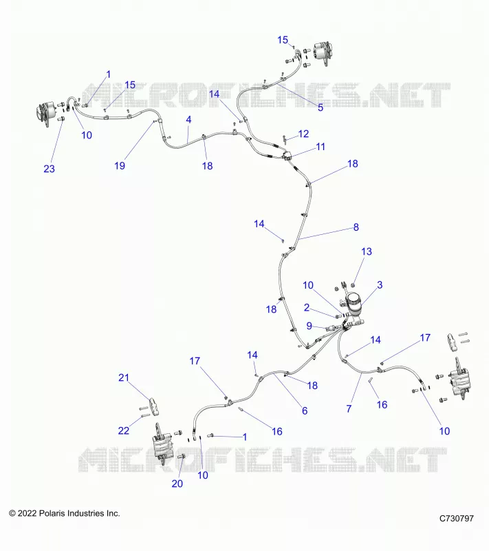 BRAKES, BRAKE LINES AND CILINDRO MAESTRO -R24RRED4JA (C730797)