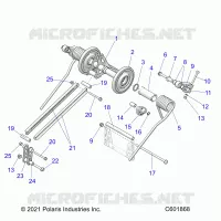 SUSPENSION, TRASERO ARM PAR