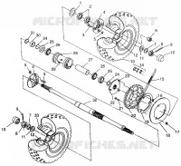 Tracción trasera  Magnum 4x4 W968144 and  Swedish Magnum 4x4 S968144 (4936053605C007)