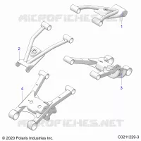 SUSPENSION TRASERA CONTROL ARMS