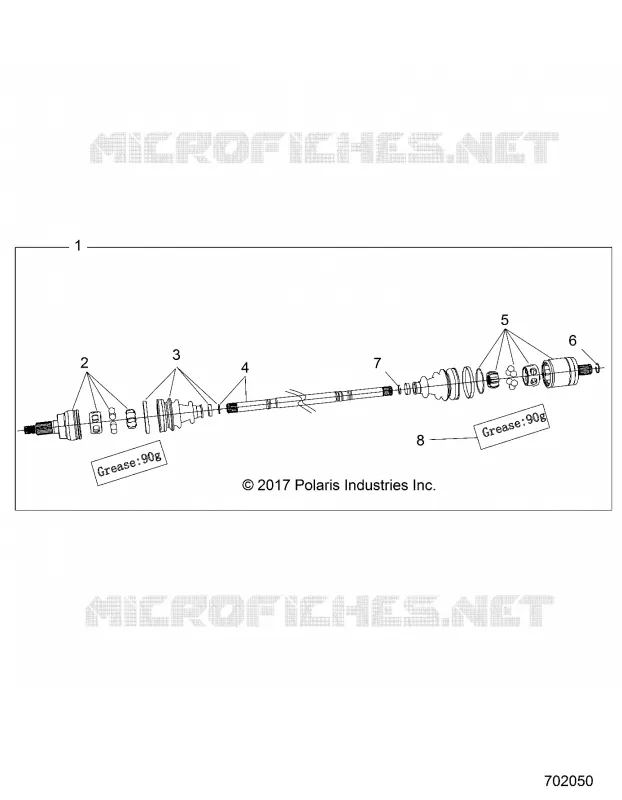 TREN, FRONT HALF SHAFT