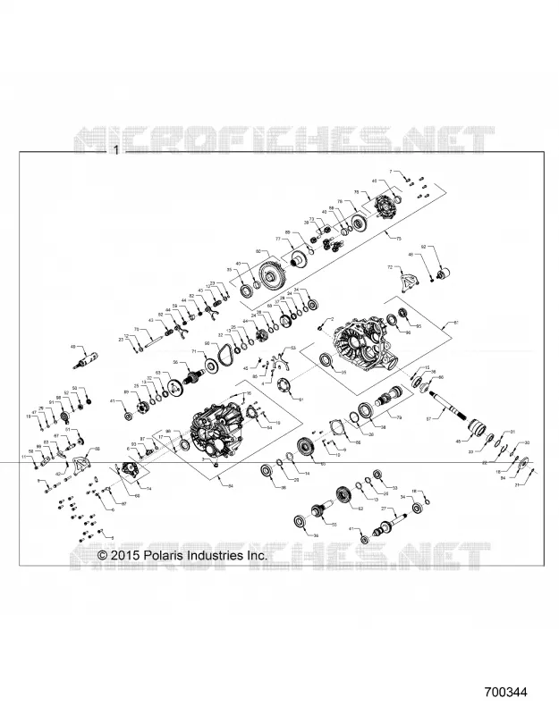 TREN, MAIN GEARCASE INTERNALS