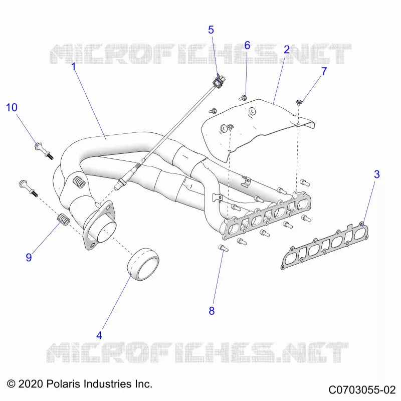 ENGINE, SISTEMA DE ESCAPE, HEADPIPE AND RELATED