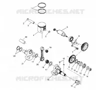 PISTÓN Y CIGÜEÑAL  2X4 400L W957540 (4930093009D003)