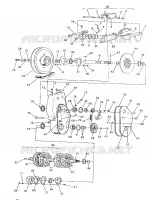 FRENO Y CADENACASE 650 AND 650 SKS FROM SERIAL NUMBER 1839637 (4919261926031A)