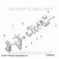 FRENO TRASERO CALIPER