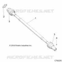 TREN, REAR PROP SHAFT