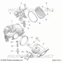 ENGINE, CUERPO DE MARIPOSA AND FUEL RAIL