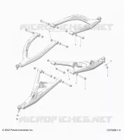 SUSPENSIÃ“N DELANTERA CONTROL ARMS MOUNTING