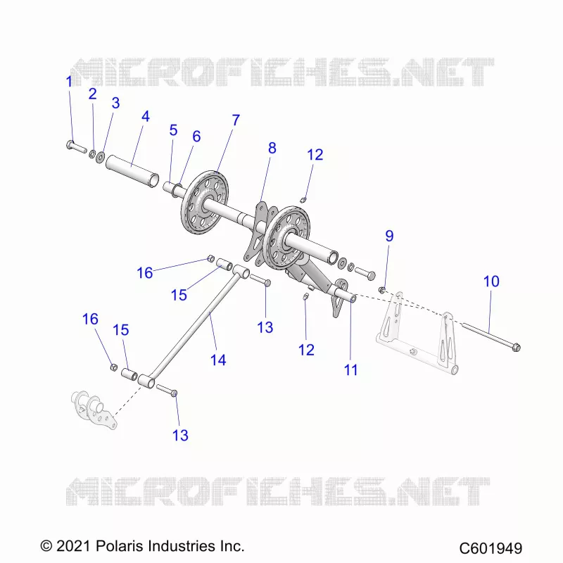 SUSPENSION, TRASERO ARM PAR