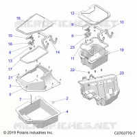 DELANTERA CAJA DE ALMACENAMIENTO