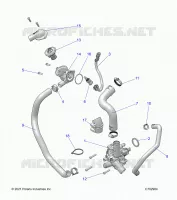 MOTOR, WATERPUMP AND BYPASS
