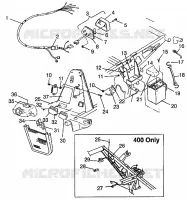ELECTRICA/LUZ DE LA COLA XPRESS 300 W97CA28C AND  XPRESS 400L W97CA38C (4939603960C012)