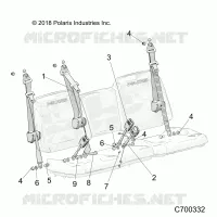 ASIENTO BELT AND MOUNTING