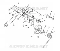 TRASERO ARM PAR TRAIL/0930761 AND  TRAIL DELUXE/0930243 (4923222322024A)