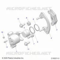 BRAKES, PINZA FRENO DELANTERA