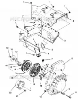 VENTILADOR CAJA and MONTAJE DE RETROCESO SUPER SPORT 0940743 (4927742774034A)