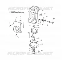 MOTOR, CARBURADOR, LOWER