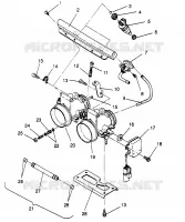 CUERPO DE MARIPOSA ASSEMBLY 500 EFI 0963774 and EUROPEAN 500 EFI E963774 (4936183618C011)