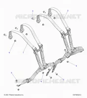 ASIENTO BELT MOUNTING REAR