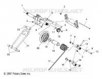 SUSPENSION, TRASERO ARM PAR