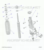 SUSPENSION, PUNTAL DELANTERO