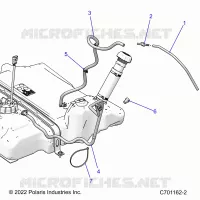 SISTEMA DE COMBUSTIBLE, FUEL LINES, STD.