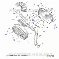 TREN, CLUTCH COVER AND DUCTING