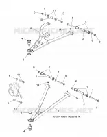 SUSPENSION DELANTERA CONTROL ARMS