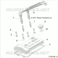 ENGINE, TAPA DE LA VÃLVULA