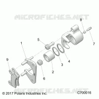 FRENO TRASERO CALIPER