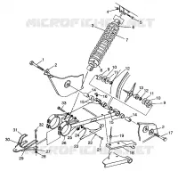 El balanceo del brazo y CHOQUE XPLORER 400L W97CC38C (4939753975C001)
