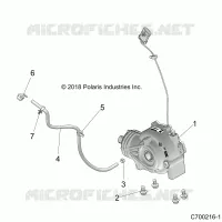 DRIVE TRAIN, FRONT MONTAJE DE ENGRANAJES