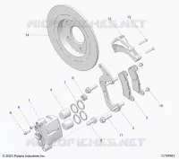 BRAKES, PINZA TRASERA