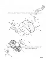 DRIVE TRAIN, TAPA DEL EMBRAGUE AND DUCTING