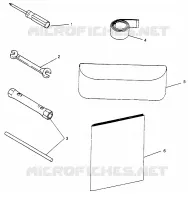 KIT DE HERRAMIENTA 600 XC 0971776 and EUROPEAN 600 XC E971776 (4937933793D002)