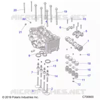ENGINE, CULATA AND VALVES