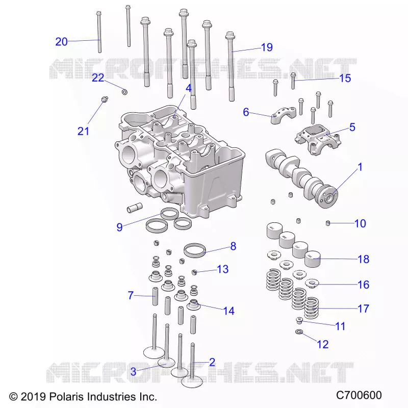 ENGINE, CULATA AND VALVES