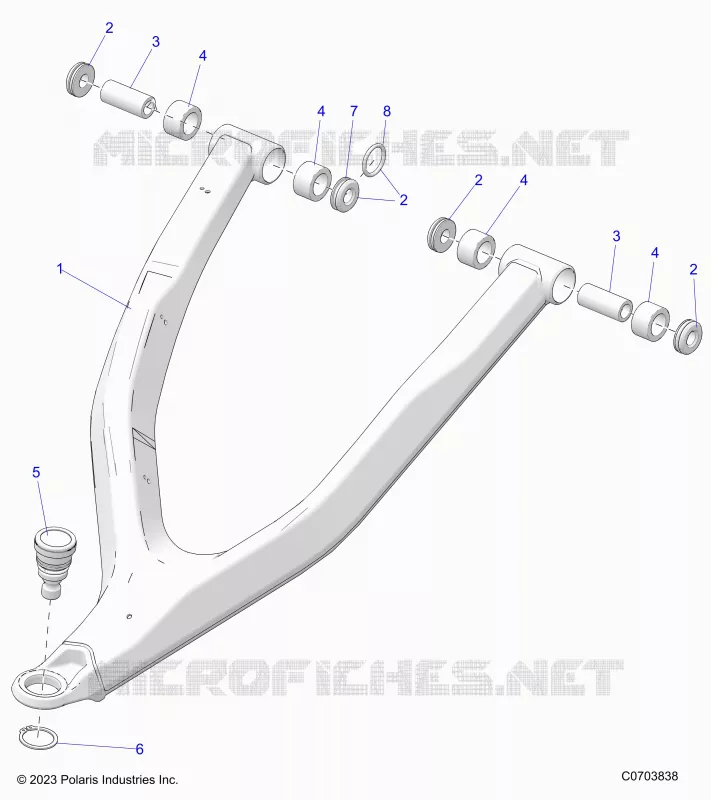 SUSPENSIÃ“N DELANTERA CONTROL ARM UPPER