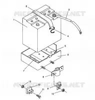 CAJA DE BATERIA ASSEMBLY LITE DELUXE/0933431 (4922972297027A)