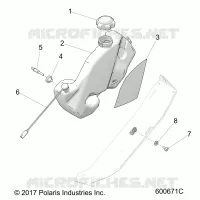MOTOR, OIL BOTTLE ASM.