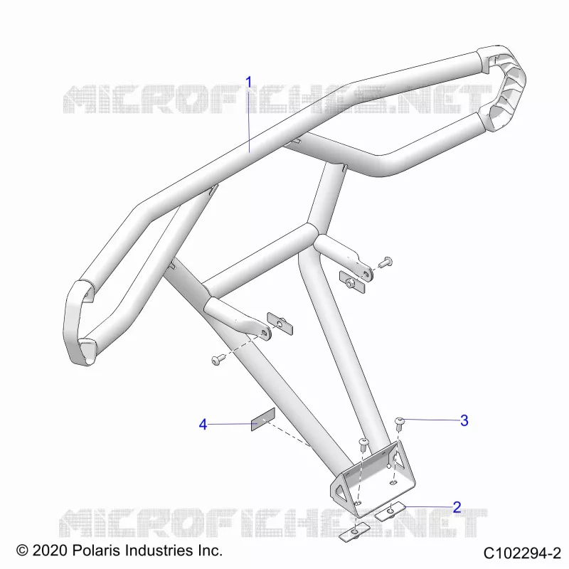 CARROCERÍA POSTERIOR BUMPER, TRAIL
