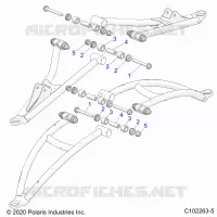SUSPENSIÃ“N DELANTERA A-ARMS MOUNTING