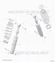 SUSPENSION TRASERA SHOCK AND MOUNTING