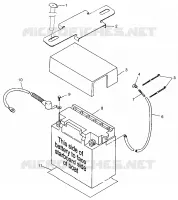 CAJA DE BATERIA SLTX B974590 and INTL. SLTX I974590 (4941214121B005)