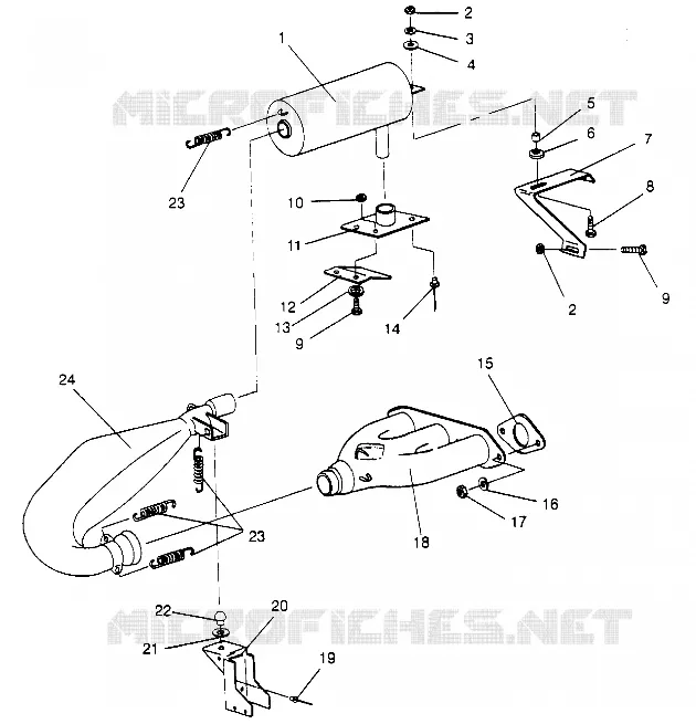 SISTEMA DE ESCAPE RXL TOURING 0950869 (4928982898C007)