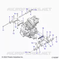 MOTOR, MOUNTING & LONG BLOCK