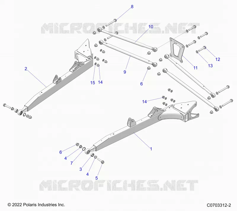 SUSPENSION TRASERA CONTROL ARMS