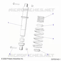 SUSPENSION TRASERA SHOCK