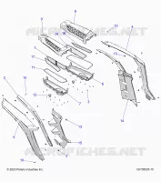 CARROCERÍA POSTERIOR FENDERS AND BEZELS- Z24NME99NM (C0705025-9)